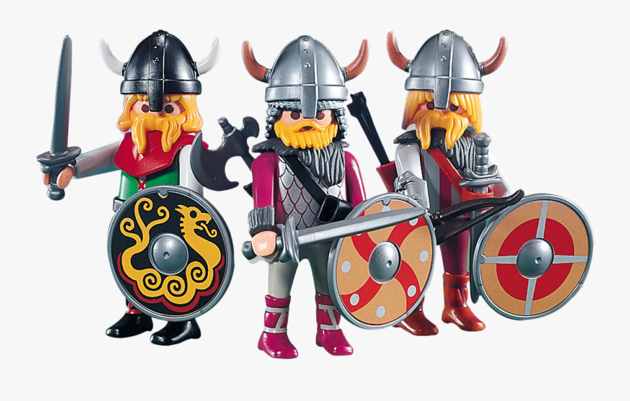 3 Vikings Warriors Clipart , Png Download - Playmobil 7677, Transparent Clipart