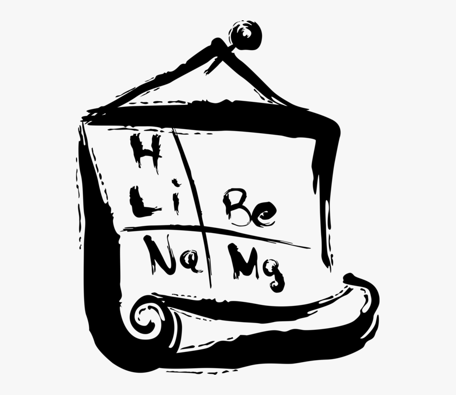 Vector Illustration Of School Classroom Periodic Table, Transparent Clipart