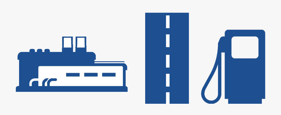 Hpb Cng Owns A Public Filling Station, Located Across - Food Processing Plant Icon, Transparent Clipart