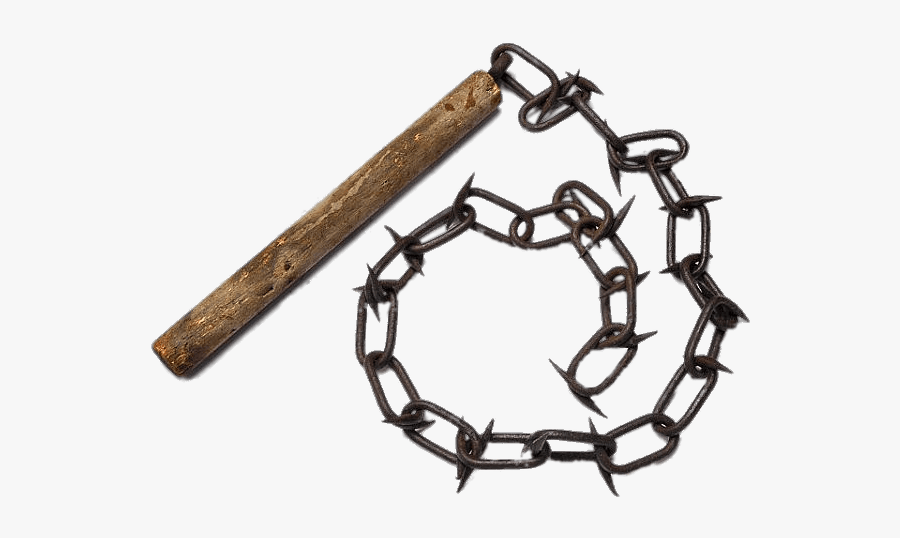 Spiked Whip - Medieval Whip, Transparent Clipart