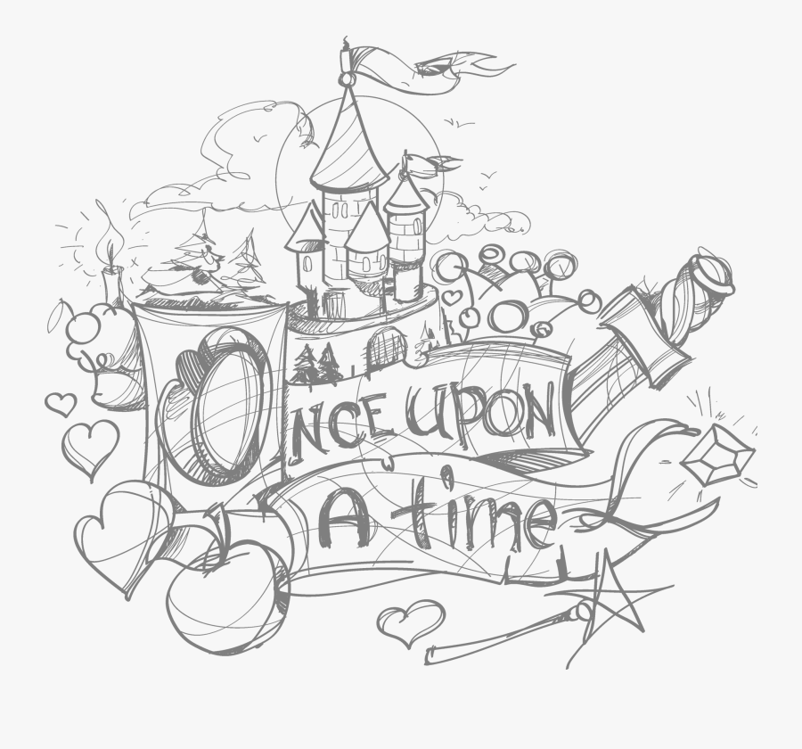 Fairy Tales Black And White, Transparent Clipart