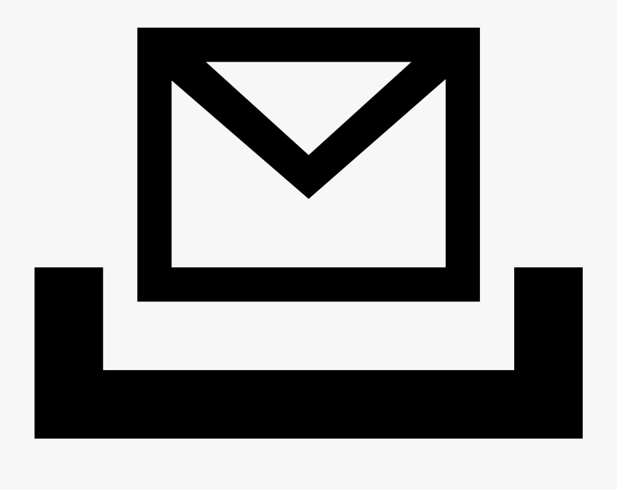 Inbox Vector Clipart , Png Download - Sign, Transparent Clipart