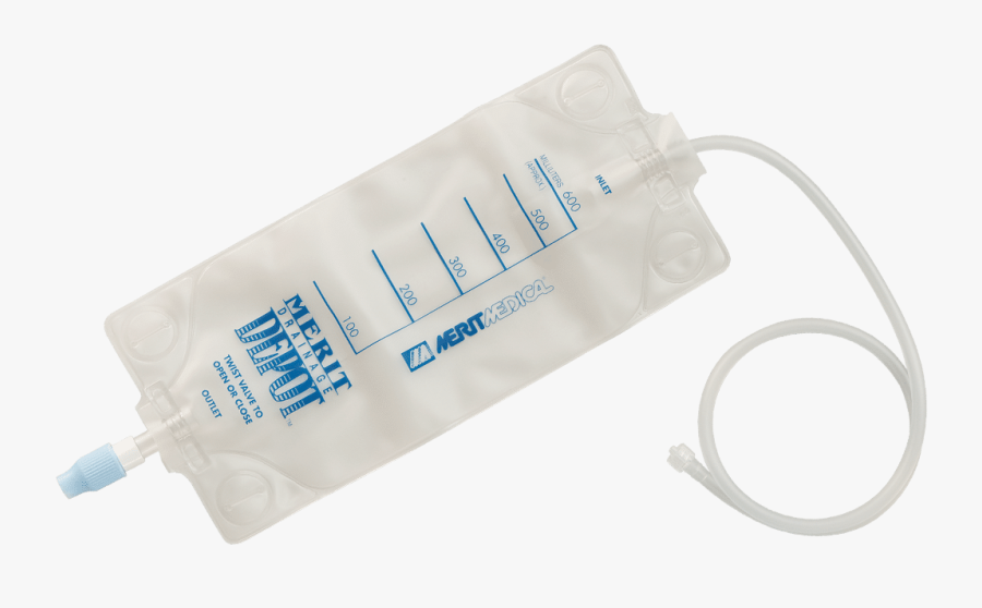 Clip Art Nephrostomy Bag Holder - Merit Drainage Bag, Transparent Clipart