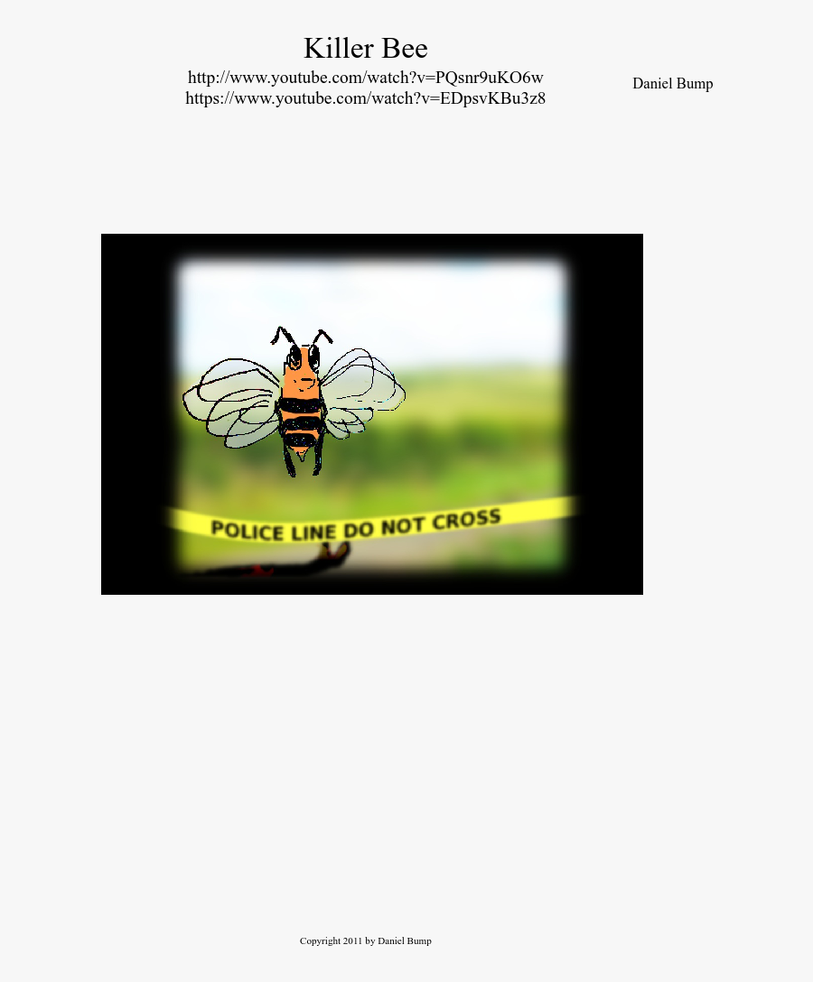 Killer Bee Sheet Music Composed By Daniel Bump 1 Of - Hornet, Transparent Clipart