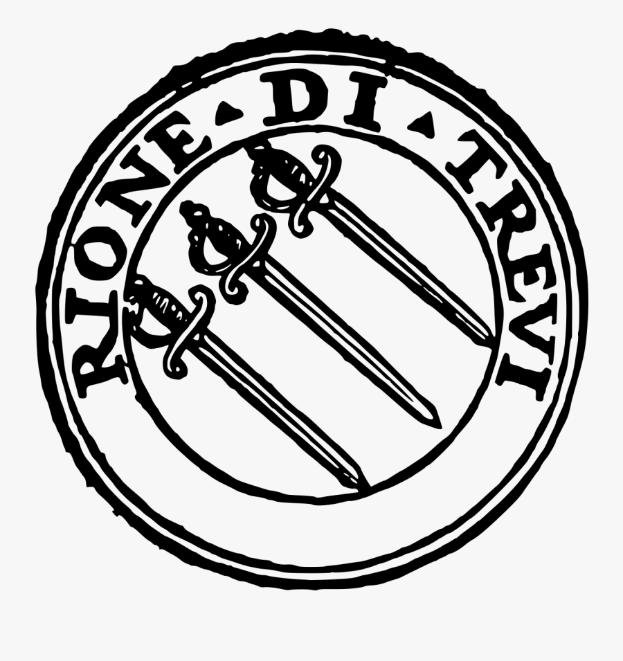 Rione Di Trevi, Transparent Clipart