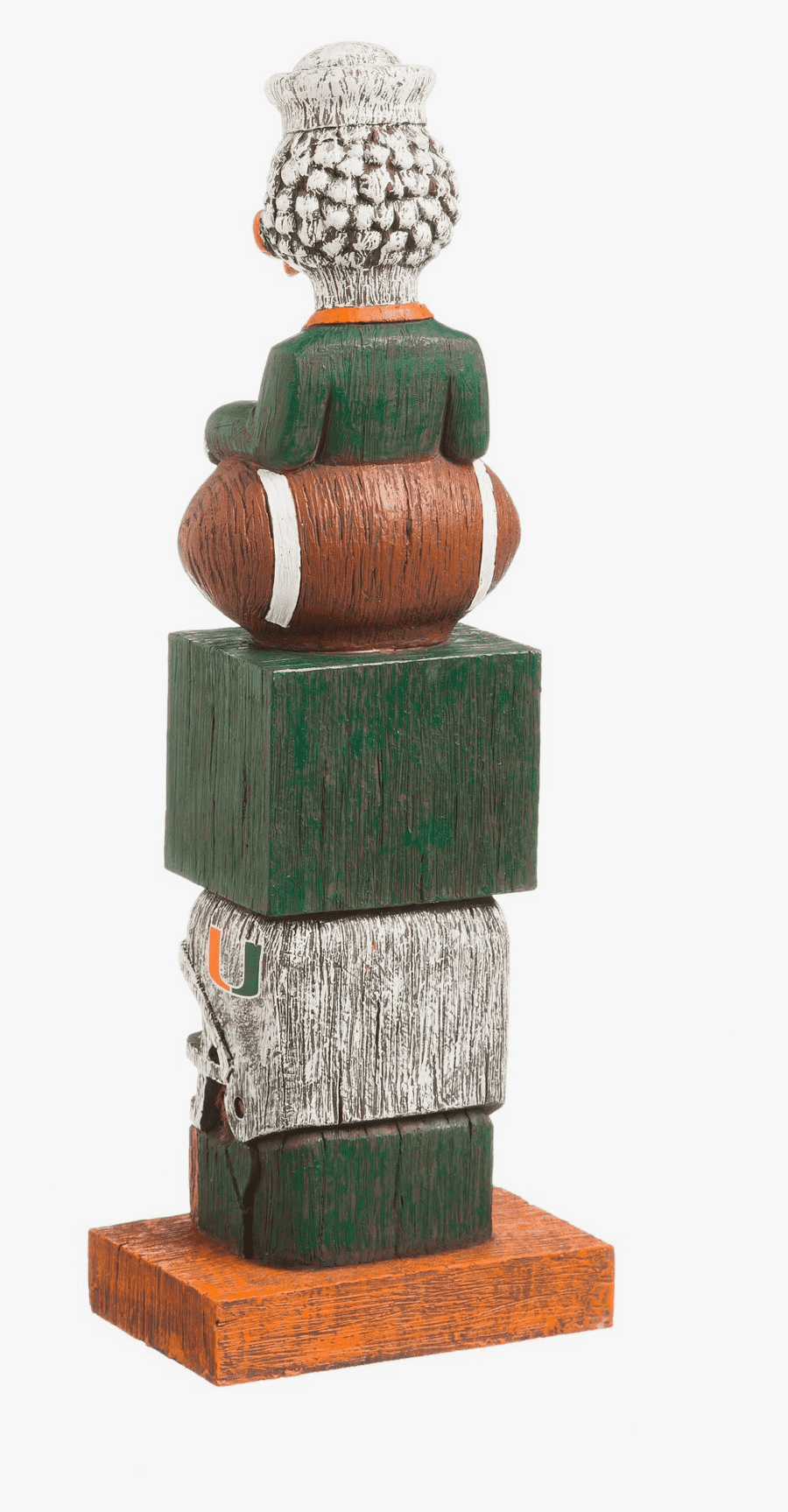 Miami Hurricanes Tiki Totem Statue - Figurine, Transparent Clipart