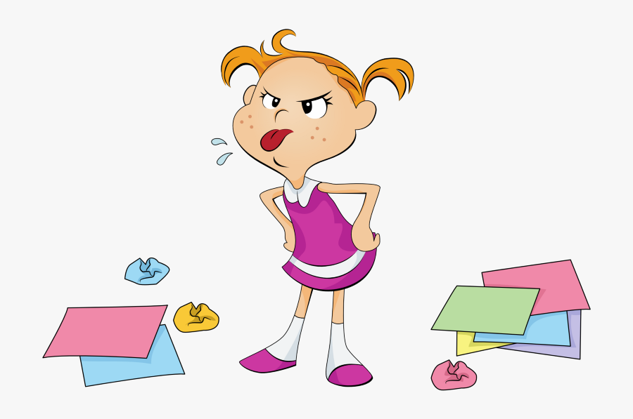 Mad Sticking Tongue Out, Transparent Clipart