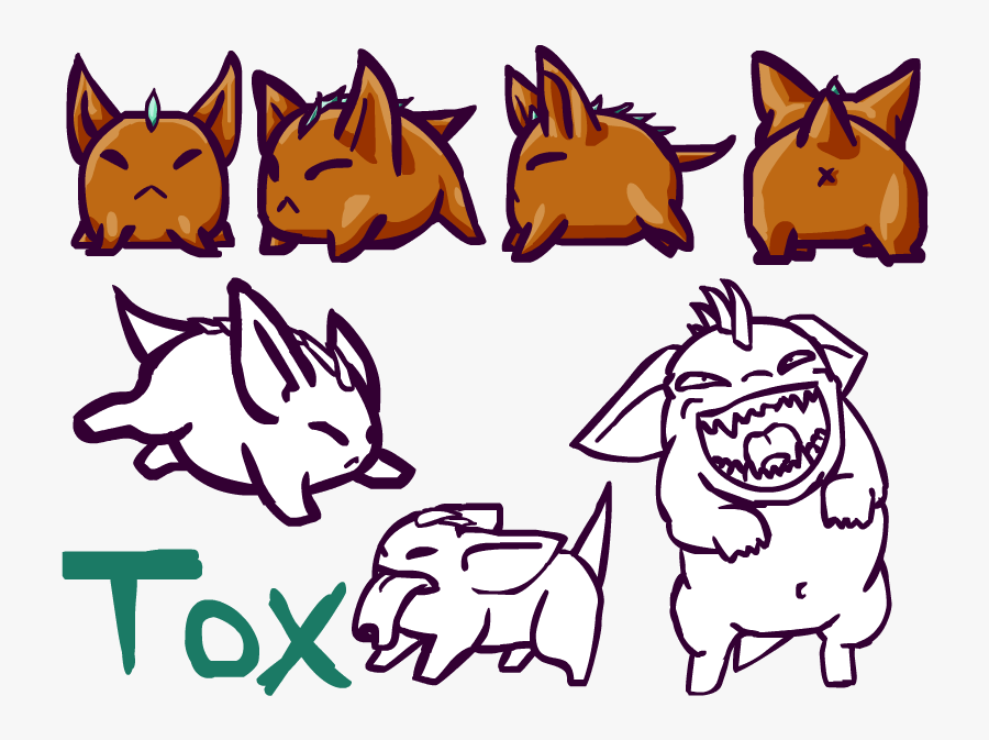 Tox, The Weird Little Ball Of Spit - Cartoon, Transparent Clipart