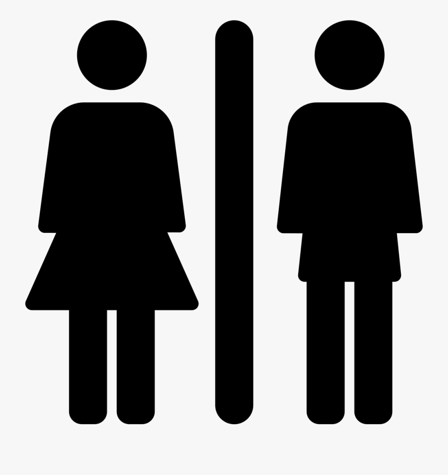 Toilet Man Woman Png Clipart , Png Download - Vector Icon Men Woman, Transparent Clipart