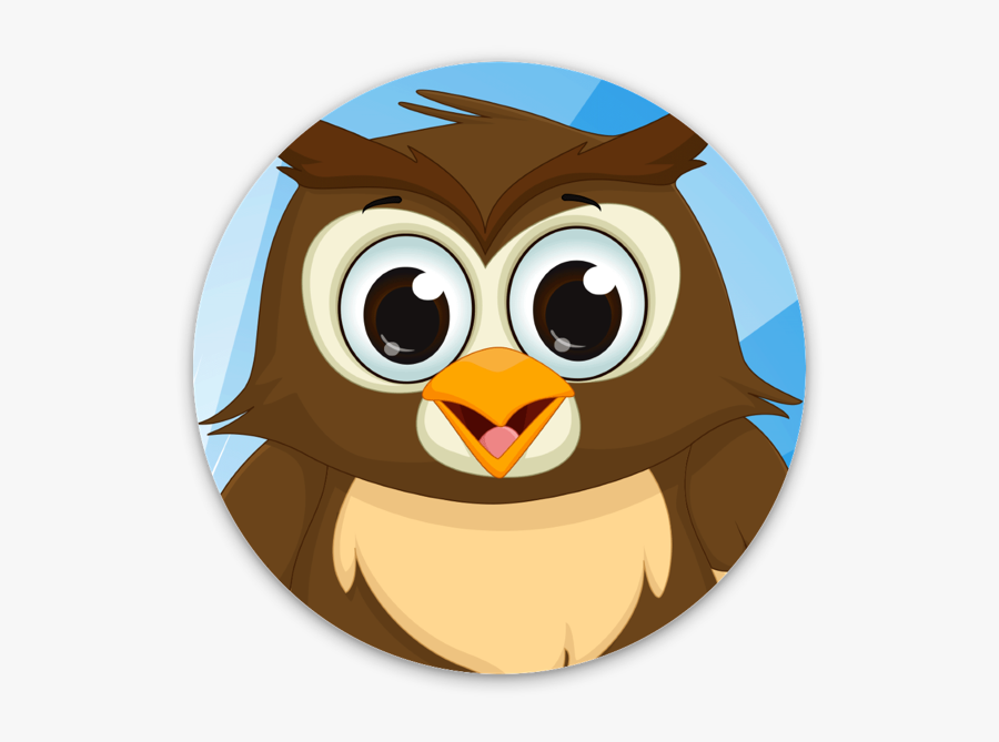 Owl Sitting On Tree Cartoon, Transparent Clipart