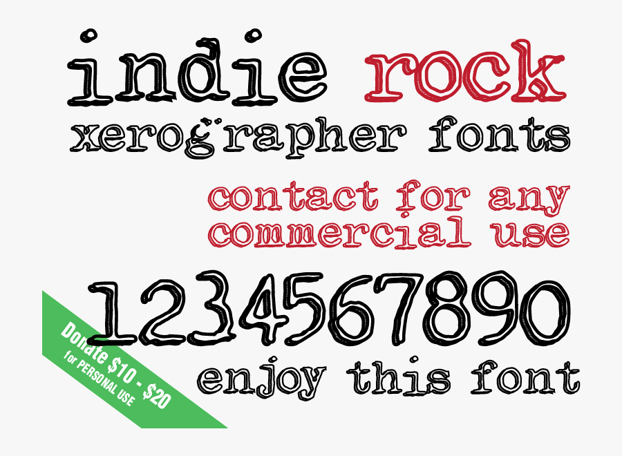 Clip Art Indie Fonts - Indie Font, Transparent Clipart