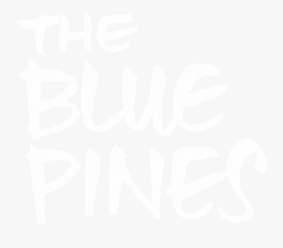 Clip Art The Blue Pines Rock - Calligraphy, Transparent Clipart