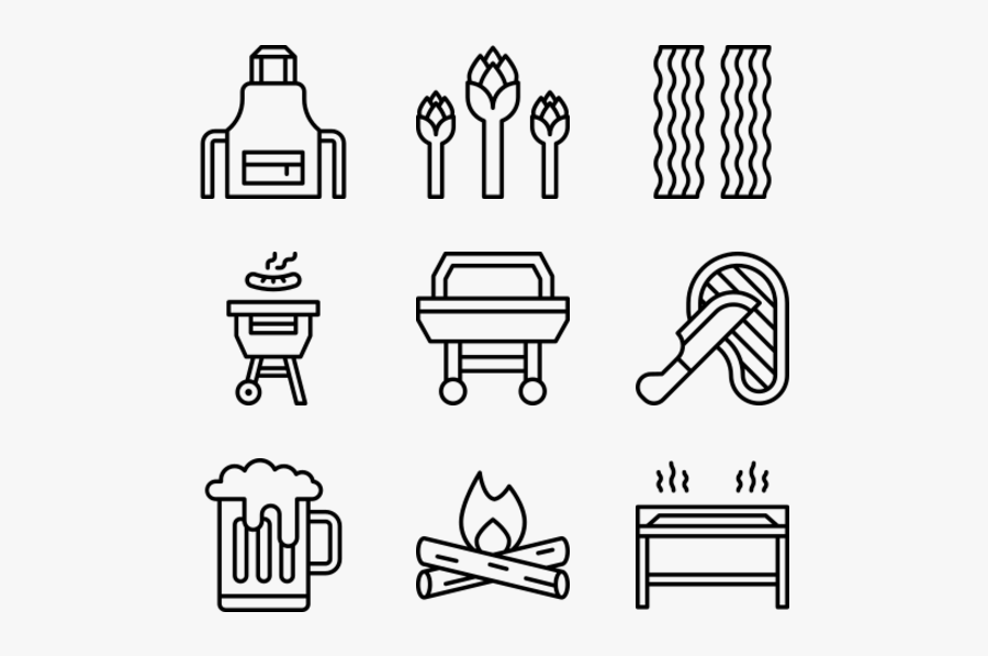 Travel Icons, Transparent Clipart