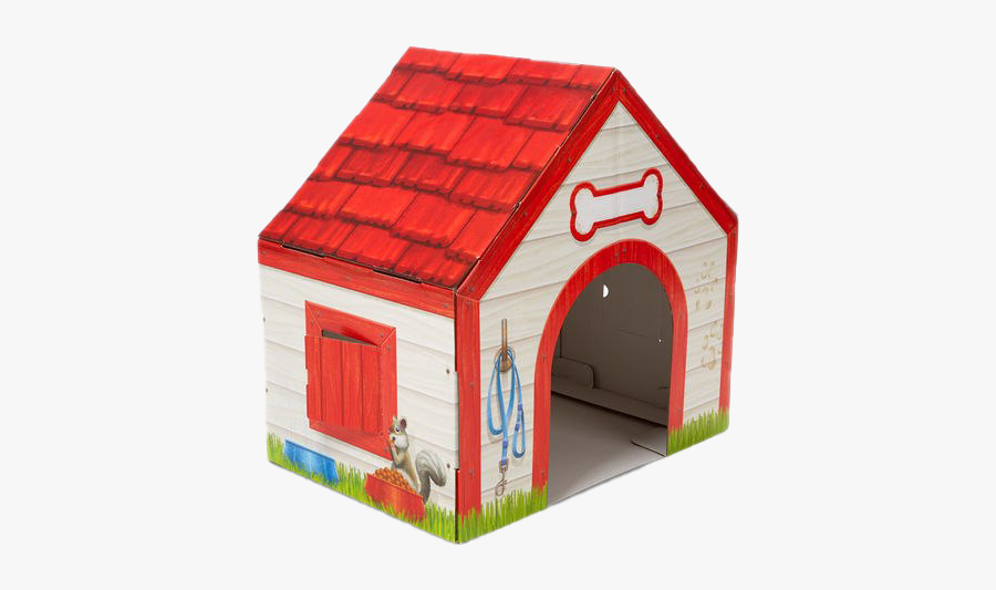 Dog House Png File - Cardboard Dog House, Transparent Clipart