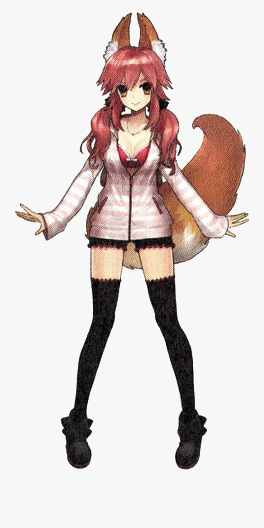 Fate Extra Caster Casual Clipart , Png Download - Fate Extra Ccc Tamamo Costume, Transparent Clipart