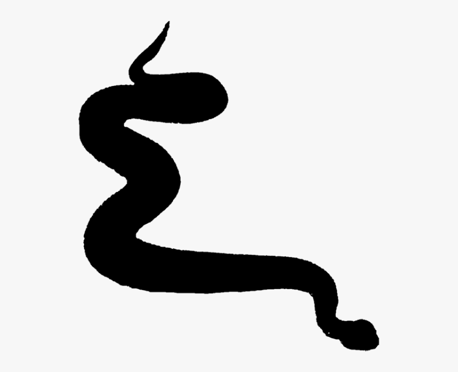 Snake Silhouette Png - Illustration, Transparent Clipart