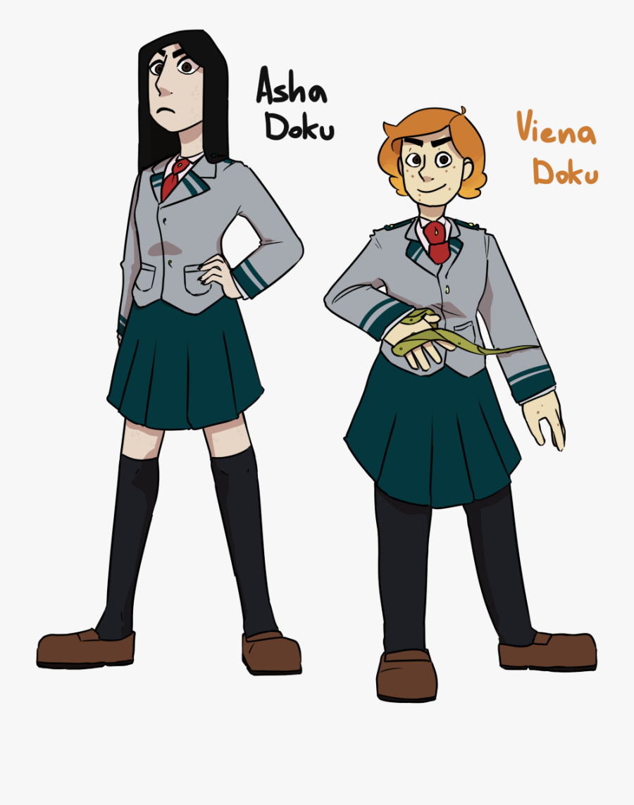 Asha Doku - My Hero Academia X Snake Quirk, Transparent Clipart