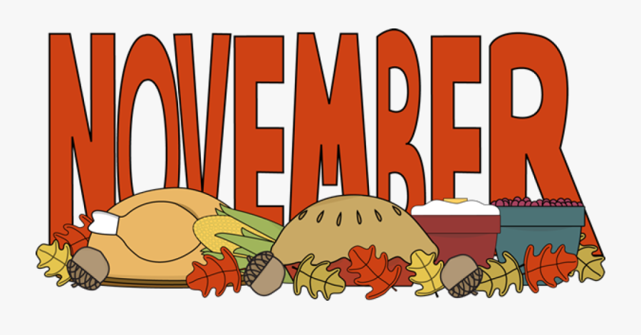 Months Of The Year November, Transparent Clipart