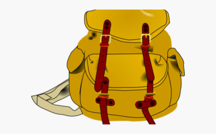 Backpack Clipart Organized Backpack - Clipart Wandern Kostenlos, Transparent Clipart