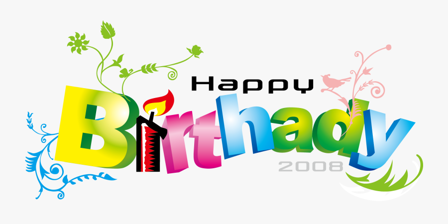Happy Birthday To You Font - Vector Happy Birthday Png, Transparent Clipart