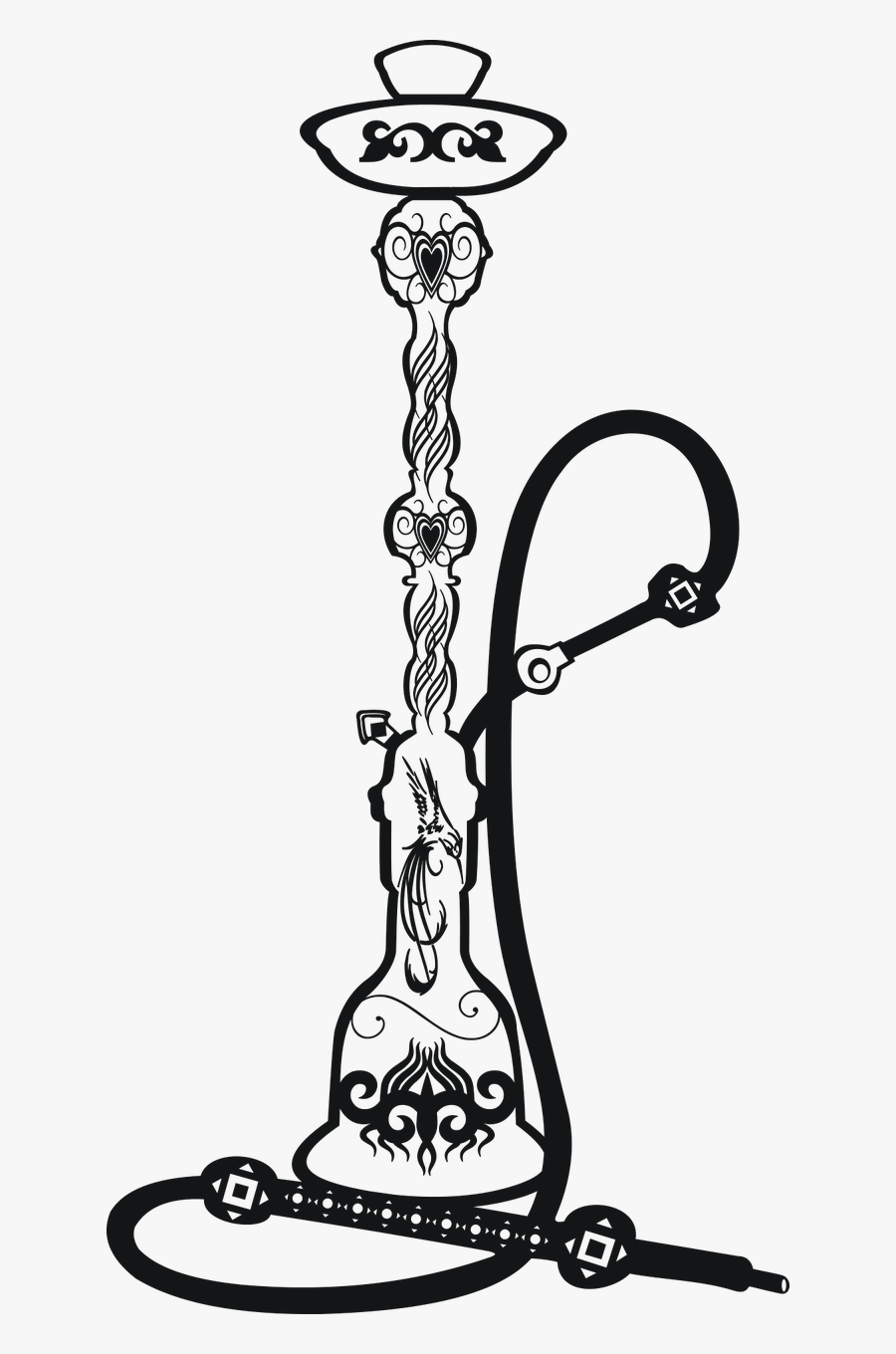 Shisha Hookah Smoking Free Photo - Nargile Vektör Png, Transparent Clipart
