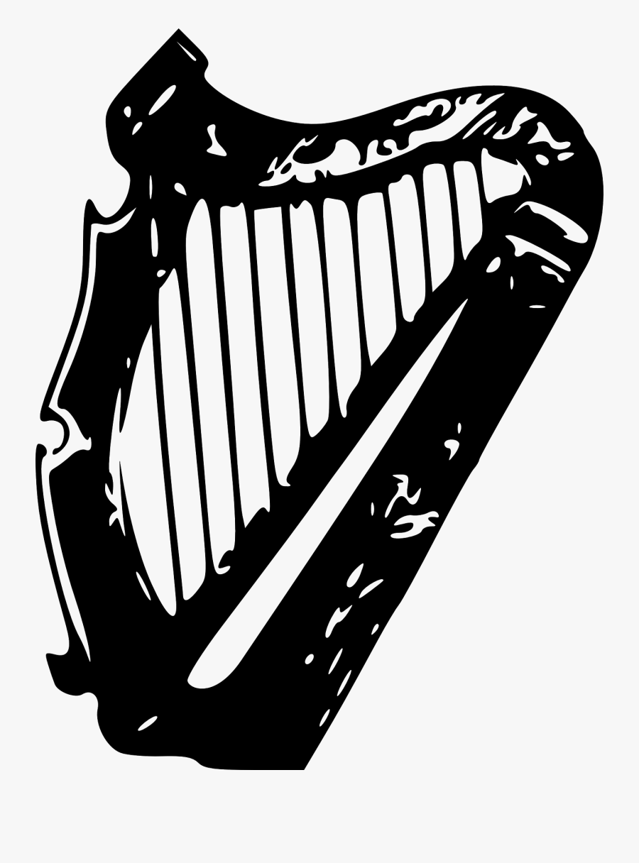 Irish Harp Vector Free, Transparent Clipart