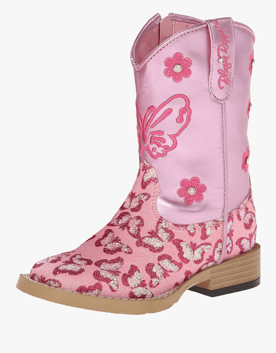 Transparent Boot Pink - Cowboy Boot, Transparent Clipart