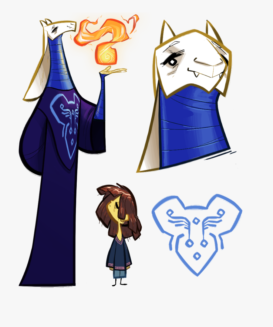 Frisk In Toriel's Dress, Transparent Clipart