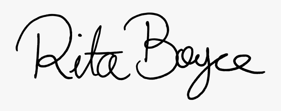Rita Boyce - Calligraphy, Transparent Clipart