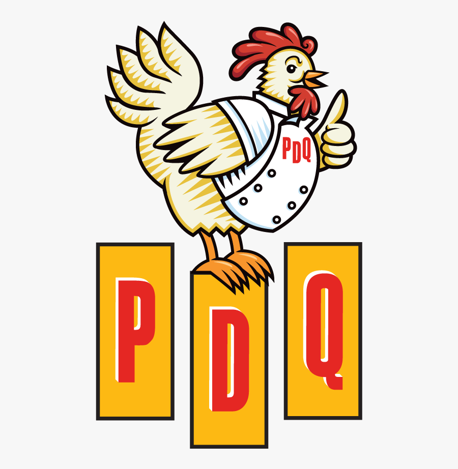 Pdq-chickenlogo Vertical - Logo Pdq Restaurant, Transparent Clipart