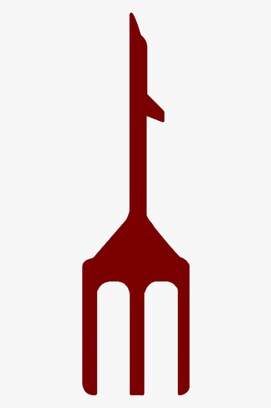 Fork Graphic - Stop Sign, Transparent Clipart