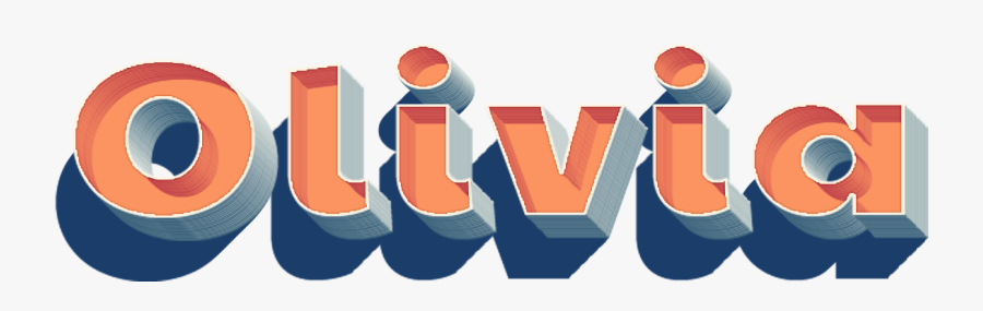 Olivia 3d Letter Png Name, Transparent Clipart