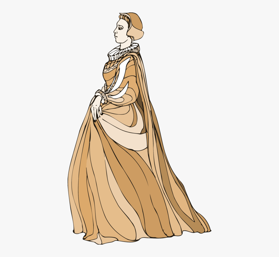 Gown,fashion Illustration,art - Twelfth Night Animated Olivia, Transparent Clipart