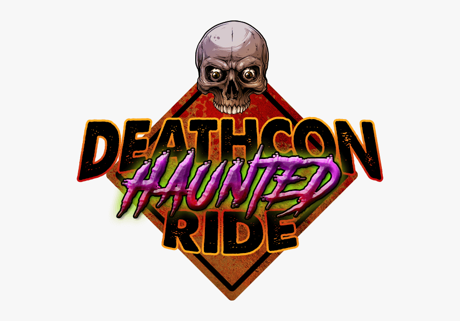 Deathcon Haunted Ride - Skull, Transparent Clipart