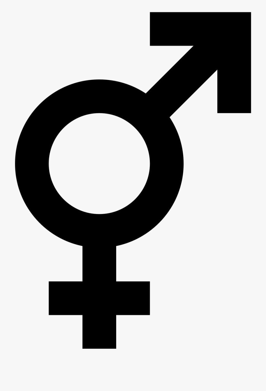 Male Female Symbol Png, Transparent Clipart