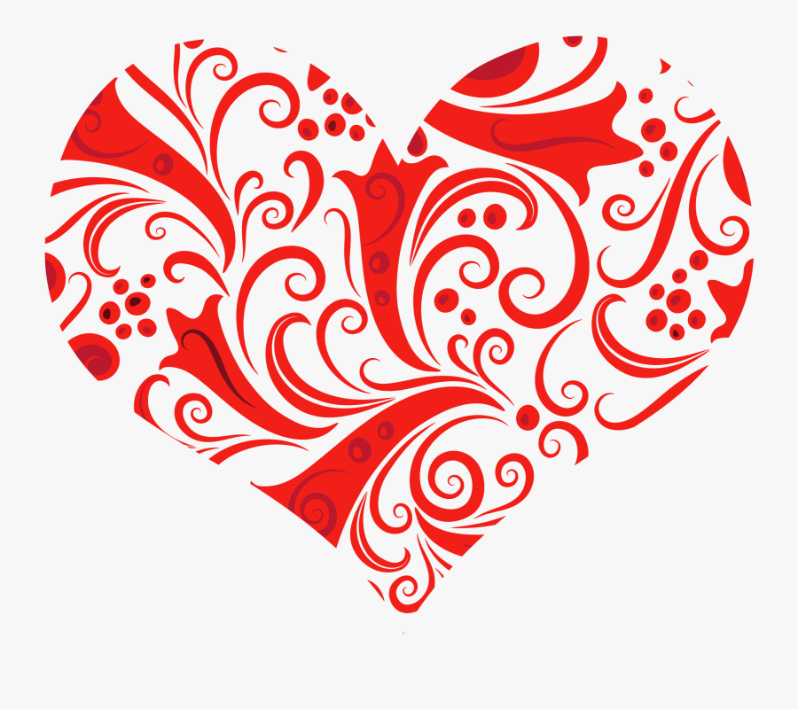 Heart Ornament Png, Transparent Clipart