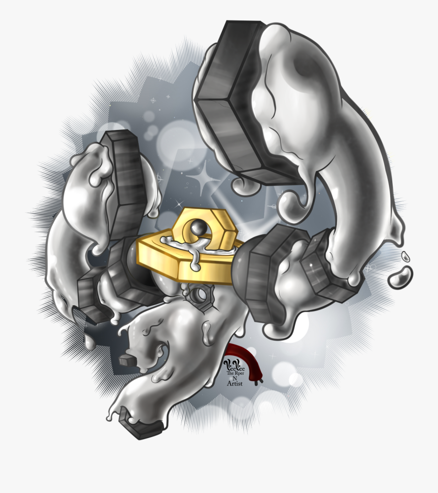 Melmetal
hex Nut Pokémonnow Available On Redbubble - Ash Vs Masked Royal, Transparent Clipart
