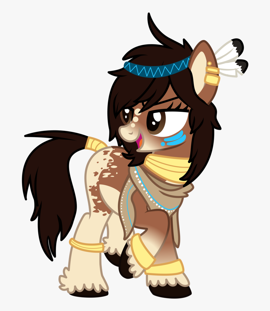 Indians Clipart 10 Little Indians - My Little Pony Native American, Transparent Clipart