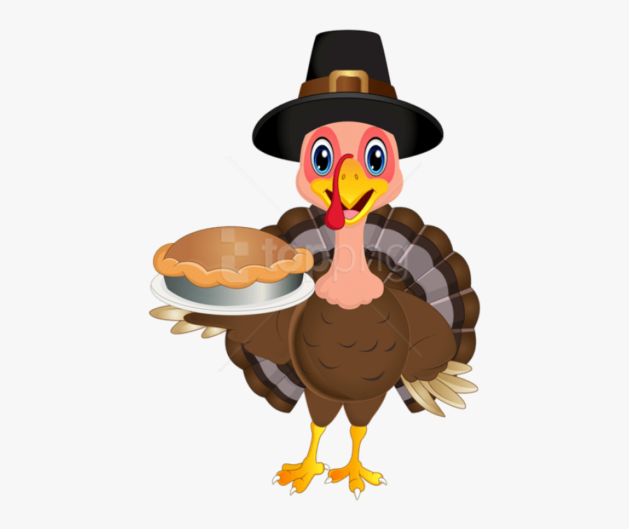 Thanksgiving Turkey Clipart Clear Background - Clipart Cute Cartoon Clipart Thanksgiving, Transparent Clipart