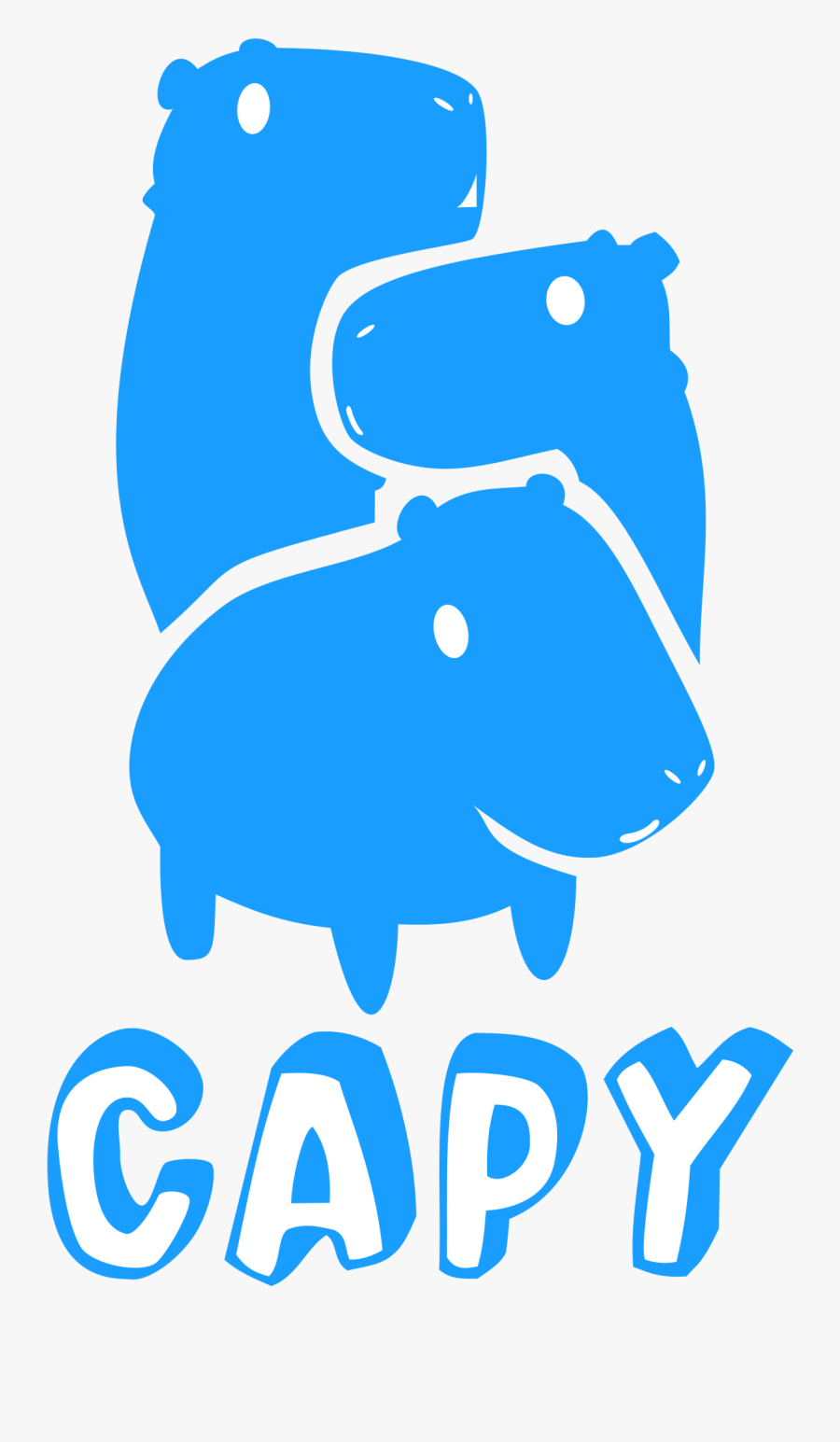 Capybara Games Logo, Transparent Clipart
