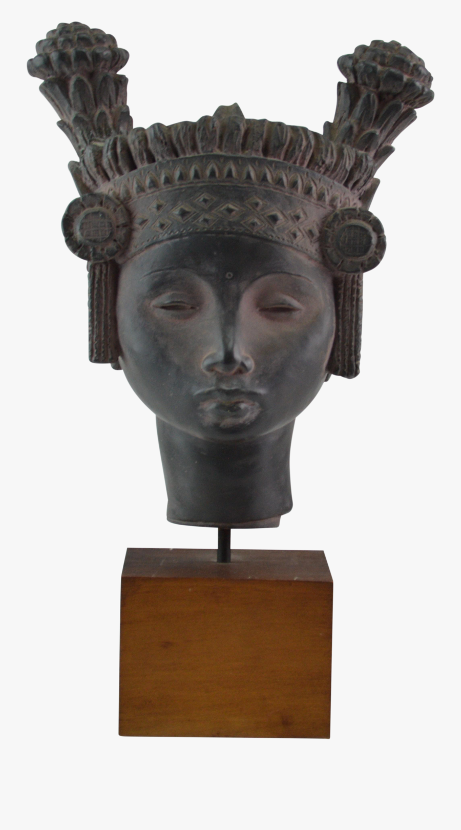 Clip Art Fred Press Female Inca - Bronze Sculpture, Transparent Clipart