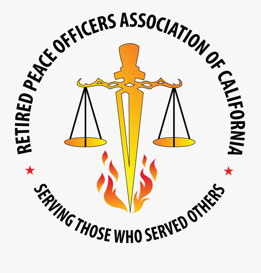 Retired Peace Officers Association Of California - Crest, Transparent Clipart