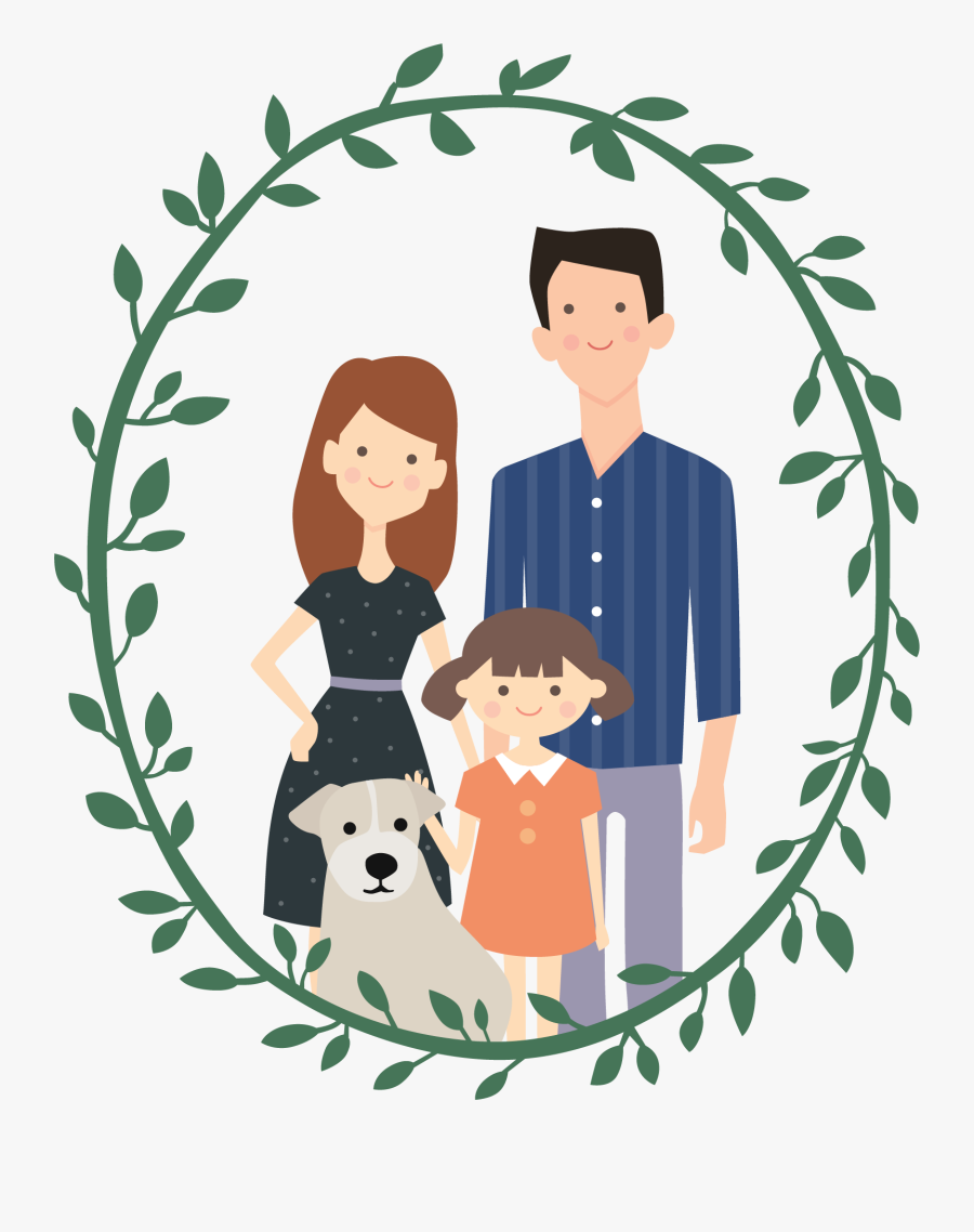 Transparent Family Hugs Clipart - Cartoon Family Pictures Drawing, Transparent Clipart