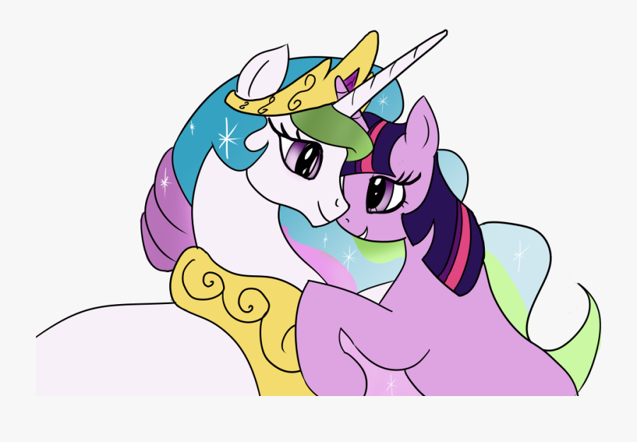 Transparent Hug Clipart Images - Hug Twilight Celestia, Transparent Clipart
