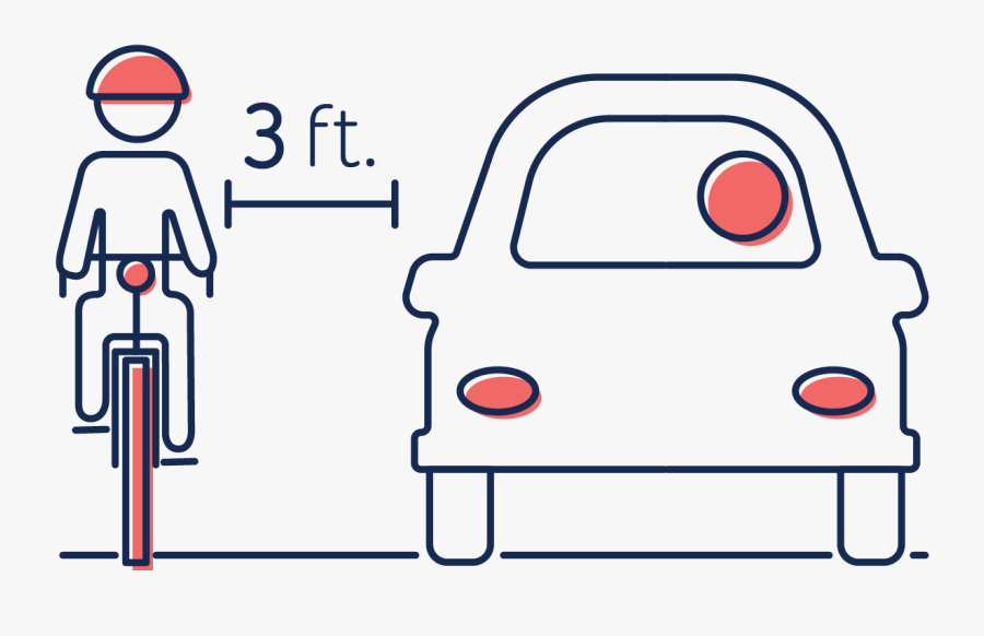 Bike Lane Quiz Survey - City Car, Transparent Clipart