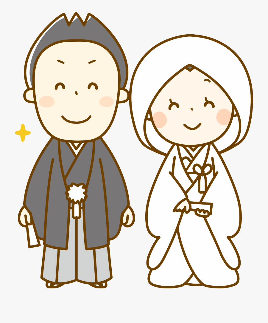 Line Art,style,finger - Japanese Wedding Traditional Clipart, Transparent Clipart