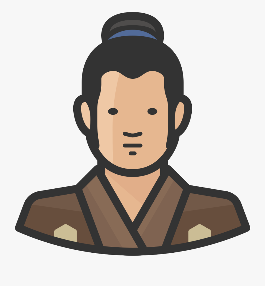 Download Svg Download Png - Japanese Man Icon, Transparent Clipart