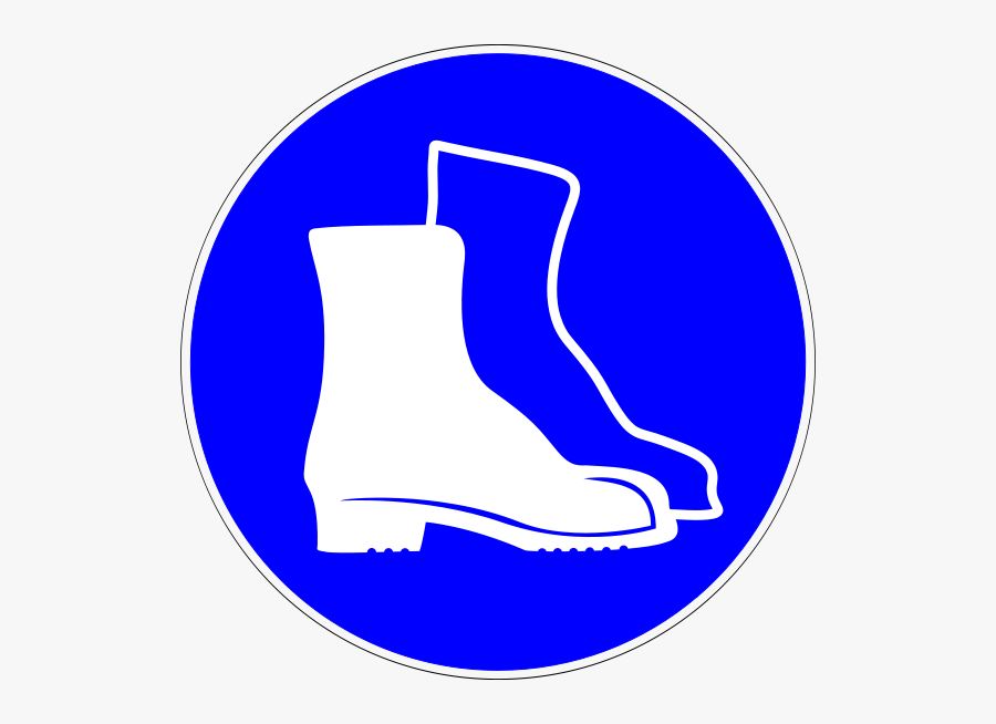 Safety Boots Sign Png, Transparent Clipart