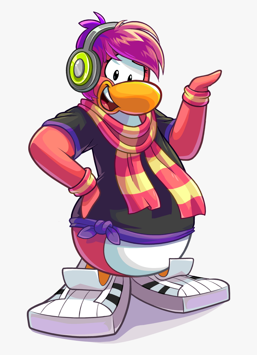 Club Penguin Ask Dj Cadence, Transparent Clipart