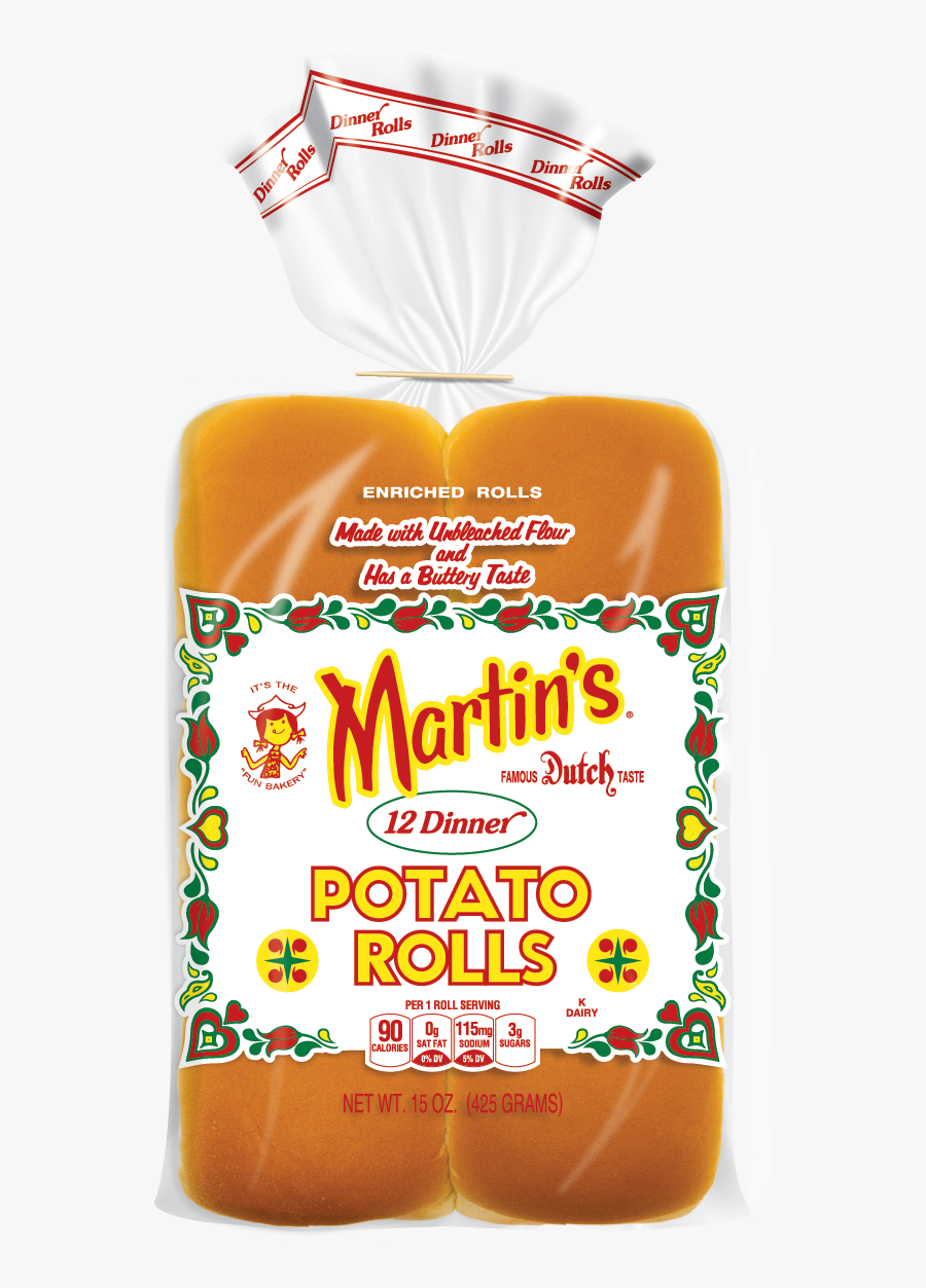 Martin"s® Dinner Potato Rolls - Martin's Potato Rolls, Transparent Clipart